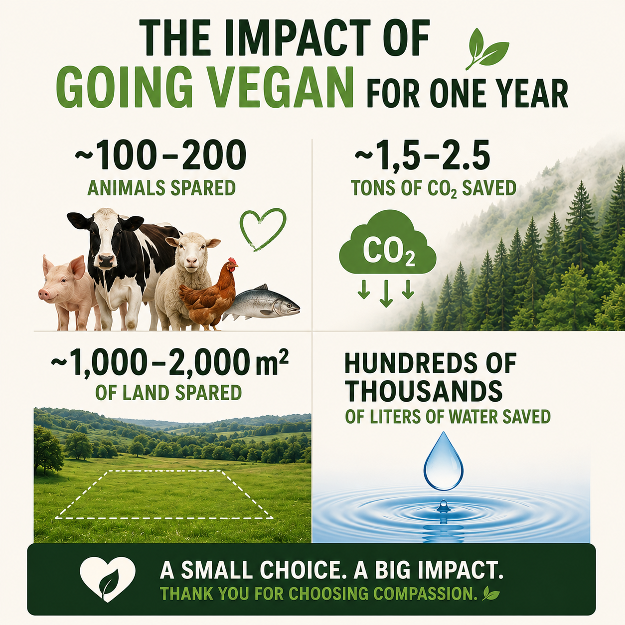 Being vegan doesn't matter, or does it?